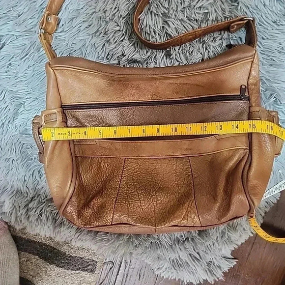 Mexican leather Hobo Bag. Large size - Picture 9 of 11